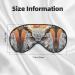 Owl Beliefs Print Unisex Sleep Mask - Double-Sided Eye Mask for Sound Sleep & Skin Care | International Shipping - Buy Online on GoSupps.com