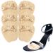 High Heel Pad  Premium Lambskin High Heel Inserts for Ball of Foot Cushions  Adhesive Metatarsal Pads  Anti Slip Forefoot Inserts Pads Open Toe High Heel Insoles Reduce Foot Slip  3 Pairs  Beige Style A