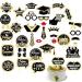 Graduation Cake Picks Grad Cap Cake Toppers Grad Cap Cupcake Picks Graduation Cap Diploma Cupcake Picks Graduation Cake Pick Decoration High School Neamou Black - Buy Online on GoSupps.com
