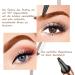 EONFAVE Microblading Eyebrow Pencil 2025 Eyebrow Pencil Hair Drawing Waterproof & SmudgeProof Magic Eyebrow Pencil with 4 Fork Tips 3D Eyebrow Color Dark Brown Natural for Men and Dark Brown 04 g 1er Pack - Buy Online on GoSupps.com