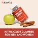 Nitric Oxide Gummies for Men & Women - L-Arginine & Beet Root Supplements - Vegan Gluten-Free Non-GMO - Green Apple & Cinnamon Flavor - 90 Count - Buy Online on GoSupps.com