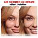 Mushroom Head Air Cushion CC Cream - Full Coverage & Moisturizing Foundation + Makeup Sponge - Buy Online on GoSupps.com