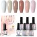 Layhou Gel Nail Polish 6 Colors Gel Nail Polish Set Soak-Off UV Gel Polish Gel Nail Kit Glitter Gel Nail Polish Gift Set For Home And Nail Art Salon (Set 5) #05