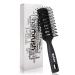 Vent Hair Brush  11 Row Vented Hairbrush for Men and Women  Vent Brushes With Ball Tipped Bristles for Wet Short Curly Straight Hair Blow Drying Quickly(Black)