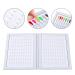 NMKL38 Nail Display Chart - 180 Colors Nail Gel Polish Organizer with 240 False Nail Tips | Salon Supplies & Painting Practice Book (Marble - Buy Online on GoSupps.com