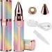 Facial Hair Remover for Women 2 in 1Eyebrow and Face Epilator Rechargeable Hair Removal Device Hair Removal Device Painless Hair Remover Facial Epilator for Women Face Shavers Upper Lip Hair Remover