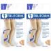 Buy Truform 20-30 mmHg Compression Thigh High Stockings - Black Large (2 Count) | Best Support & Comfort - Buy Online on GoSupps.com