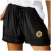 Gufesf Casual Shorts for Women, Womens Lightweight Shorts Linen Comfy Elastic High Waist Casual Shorts with Pockets Y2-black Large
