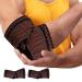 Copper Compression Elbow Braces (Pair)- Elbow Sleeve for Tennis Elbow Golfer's Elbow Bursitis and Sprains Arthritis Pain Relief(Small)