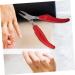 Housoutil Hawk Mouth Pliers Pedicure Nail Cuticle Mouse Halloween Girl Manicure Nail Art Tool para Handle Rubber and Plastic Red Heavy Manicure Tools - Buy Online on GoSupps.com