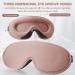 Layhou 3D Sleeping Eye Mask - Soft and Comfortable - Ideal for Travel and Lunch Breaks - Rose Gold - Buy Online on GoSupps.com