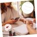 Palette de Maquillage Acrylique Transparente Plateau Mixeur Portable Compartiments avec Poign e Ergonomique pour Fond de Teint L vres et M lange Pr cis des Couleurs Outil - Buy Online on GoSupps.com