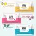 Dr. YERMA 70% Alcohol Hand Sanitizer Wipes with Aloe Vera & Moisturizers - 200 Flower Scented Vegan Wipes - Buy Online on GoSupps.com