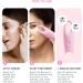 Foreo Iris Illuminating Eye Massager - Reduce Puffy Eyes, Dark Circles & Eye Bags | Enhances Eye Cream Absorption | Silicone | Anti-Aging | Petal Pink - Buy Online on GoSupps.com