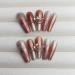 Temperament-enhancing nail art original autumn and winter colors are hollowed out and butterflies are hand-worn and a golden butterfly explodes.(XS) - Buy Online on GoSupps.com