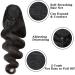 Ponytail Hair Extension 10-30 Inch Wave Black Human Hair Body Wave Drawstring Ponytail Extension Ponytail Hairpiece Clip in Remy Human Hair Extension Ponytail Hairpiece (Color : Natural Color Size 26inch Natural Color - Buy Online on GoSupps.com