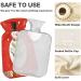Cozy Snowman Motif Hot Water Bottle | 2L Fleece Cover for Hot & Cold Therapy - International Shipping Available - Buy Online on GoSupps.com