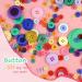 Greentime 1500 pcs Round Resin Buttons Mixed Color Assorted Sizes for Crafts Sewing DIY Manual Button Painting DIY Handmade Ornament Buttons  2 Holes and 4 Holes - Buy Online on GoSupps.com