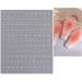 JMEOWIO 10 Sheets Star Heart Nail Art Stickers Decals Self-Adhesive Colorful Nail Supplies Nail Art Design Decoration Accessories - Buy Online on GoSupps.com