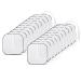 Tens electrodes pads 20 pieces of self -adhesive electrodes Tens device 40 x 40 mm tens electrodes reusable for relieving muscle back and joint pain compatible with the most tens 40*40mm/20 pieces