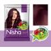 Nisha Lot de 12 colorations pour cheveux au henn rouge bordeaux avec amla shikakai hibiscus aloe vera ayurv dique herbes soin des cheveux avec autocollant Kajal Rouge bordeaux (lot de 12) - Buy Online on GoSupps.com