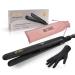 Hot Tools Pro Signature Ceramic + Tourmaline Flat Iron for Sleek Results, 1 Inch Plates Black