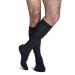 Sigvaris Men's Sea Island Cotton 191 Calf High Compression Socks 15-20mmHg - Navy - B (Medium)
