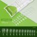 FEIlei Long Coffin Fakes Nail Tips Acrylic Press on Nails Clear Artificial False Nails - Buy Online on GoSupps.com