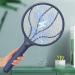 Endbug Rechargeable Fly Swatter Racket Handheld Bug Zapper with LED Light - USB Charging Electric Mosquito Killer - Navy Blue - Buy Online on GoSupps.com