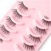 UAMOU Mink Eyelashes Volume False Lashes 3D Mink Natural Long Make Up False Eyelash Faux Cils Cilios Fluffy Fake Eye Lashes Cheerfully (Color : 5 pairs 1011 Size : 5 boxes) - Buy Online on GoSupps.com