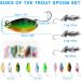 Trout Bait Spoon Set - 10 Piece Fishing Lure Kit (5g 3.5g 2.5g) with Box for Trout & Perch Fishing - Perfect for Fishing Excursions - Buy Online on GoSupps.com