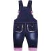 KIDSCOOL SPACE Baby Denim Overalls 3D Cartoon Knitted Dungarees Blue 2-3 Years - Buy Online on GoSupps.com