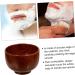 Frcolor Men's Razor Soap & Cleaning Bowl | Premium Wood Serving Shell for Grooming | Perfect for Shaving & Skin Care - Buy Online on GoSupps.com