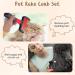 4-Piece Pet Grooming Set: Dematting Comb, Slicker Brush, Steel Comb - Dog & Cat Grooming Tools - Buy Online on GoSupps.com