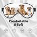 Soft Blackout Sleep Mask for Better Sleep | Reusable Eye Masks for Travel | Pomeranian Pattern Gift for Him & Her - Buy Online on GoSupps.com