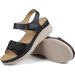 Buy Ortho+rest Women's Comfortable Walking Sandals | Orthotic Arch Support | Stylish Black Dress Sandals - Perfect for All-Day Comfort - Buy Online on GoSupps.com
