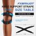Adjustable Orthopedic Compression Patella Knee Brace for Meniscus Tear Pain Relief - Black - Buy Online on GoSupps.com