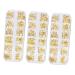 Housoutil 3 Boxes Metal Rivets Nail Cream Diy Nail Accessories Nail Supplies Nail Buffing Cream Nail Art Decoration Nail Polisher Rose Gold Nail Art Accessories Boxed Decorations