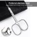 Stainless Steel Curved Cuticle Scissors for Nails, Toenails, Eyebrows, and Eyelashes - Buy Online on GoSupps.com