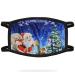YNR Kids Boys Girls Face Mask Washable Breathable Reusable Mouth Protection Fun Printable Santa Mask