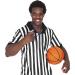 Men's Referee Necessities Bundle: Striped Jersey, Umpire Hat, Stainless Steel Whistle - Pro/Amateur Team Sports Apparel Kit - Buy Online on GoSupps.com