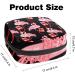 Portable Menstrual Cup & Sanitary Napkin Storage Bag - Pink Red Flamingo Pattern - Ideal for Teen Girls & Women | Perfect Gift for Christmas - Buy Online on GoSupps.com