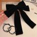 1 Large Bow Hair Clip 2 Black Hair Ties Bow Hair Accessories Black Hair Bow Hair Accessories For Women Black Hair Bows Bow Clips For Girls - Buy Online on GoSupps.com