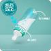 NUK First Choice+ Anti Colic Baby Bottles Set | 0-6 Months | BPA-Free | Temperature Control | Silicone Teat | Blue | 300ml | 3 Count Pack | Turquoise Bubbles - Buy Online on GoSupps.com