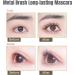 Metal Brush Long-lasting Mascara Metal Mascara Curling Eyelash Long Lasting Waterproof Smudge-Proof Mascara (Black) - Buy Online on GoSupps.com