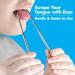 Stainless Steel Tongue Scrapers - Pack of 2 for Fresh Breath & Healthy Mouth - Dental Hygiene Kit - Buy Online on GoSupps.com