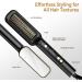 Hair Straightener Brush - Ceramic Coated Fast Heating 20s 6 Temp Settings 210-400F Dual Voltage Travel Comb - Buy Online on GoSupps.com