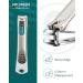 Professional Stainless Steel Manicure and Pedicure Set with Travel Case - 8 Piece Nail Cutter Kit - Buy Online on GoSupps.com