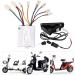 Buy 12V 500W Bike Brushed Motor Controller Kit - Electric Scooter & Tricycle Conversion with Foot Throttle | International Shipping Available - Buy Online on GoSupps.com