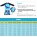 AIWHOHE Kids Dinosaur Rashguard Set - UV Protection Long Sleeve Top & Swimming Shorts with Hat - Ages 4-5 - Banana Leaf Dragon Design - Buy Online on GoSupps.com